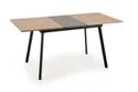 Кухонний стіл розкладний HALMAR ALBON 120-160x80 см дуб сонома / сірий фото thumb №4