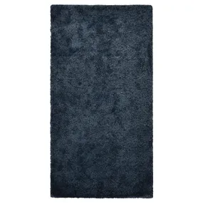 IKEA STOENSE СТОЕНСЕ, килим, короткий ворс, темно-синій, 80x150 см 805.560.19 фото