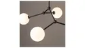 BRW Четырехпозиционный металлический потолочный светильник Fairy Black черный 087490 фото thumb №4