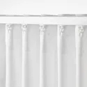 IKEA MOALISA МОАЛІСА, штори, пара, білий / чорний, 145x300 см 004.995.13 фото thumb №3