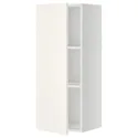 IKEA METOD МЕТОД, навесной шкаф с полками, белый / белый, 40x100 см 894.601.78 фото thumb №1
