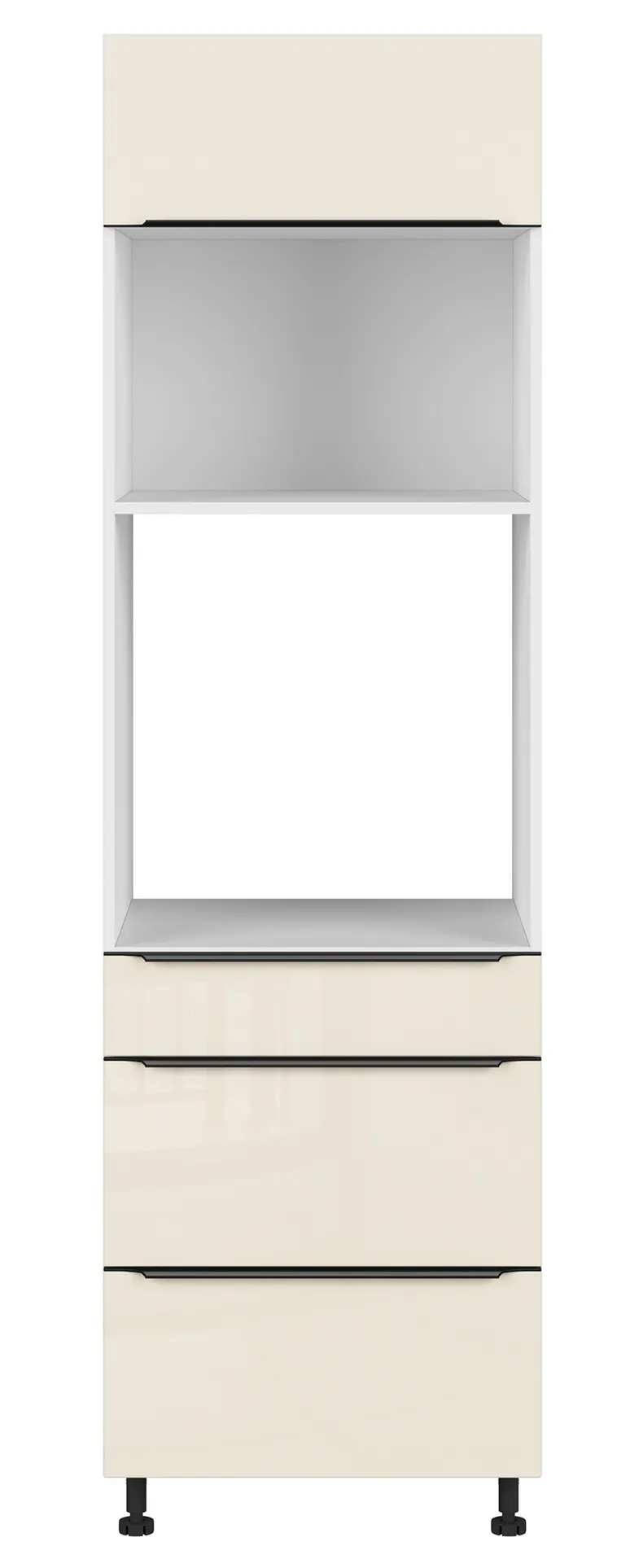 BRW Кухонный духовой шкаф Sole L6 60 см с ящиками с плавным закрыванием магнолия жемчуг, альпийский белый/жемчуг магнолии FM_DPS_60/207_2STB/STB/O-BAL/MAPE фото №1