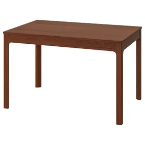 IKEA EKEDALEN ЭКЕДАЛЕН, раздвижной стол, коричневый, 120 / 180x80 см 303.408.09 фото