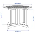 IKEA BONDHOLMEN БОНДХОЛЬМЕН, стол+4 кресла, д / сада, белый / бежевый 195.498.34 фото thumb №3