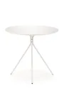 Круглий стіл кухонний HALMAR FONDI, 80/75 см,  білий фото