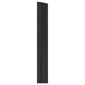 IKEA METOD МЕТОД, вертикальна захисна накладка, імітація дерева чорний, 220 см 902.448.43 фото