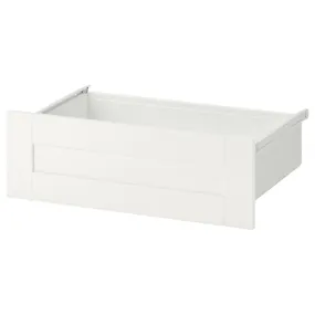 IKEA SANNIDAL САННИДАЛЬ, ящик, белый / белый, 60x42x20 см 094.378.32 фото