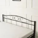 Кровать металлическая MEBEL ELITE GRIFFIN, 160x200 см, Черный фото thumb №4