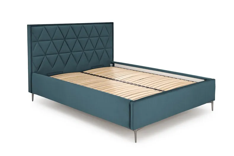 Узголів'я ліжка HALMAR MODULO W5 160 см темно-зеленого кольору. Моноліт 37 фото №2