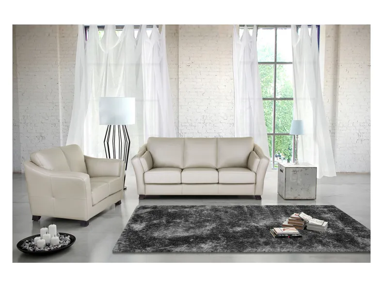 BRW Viena тримісний диван-ліжко натуральна шкіра білий, Мадрас 215 SO-VIENA-3F-SK1_BC246B фото №2