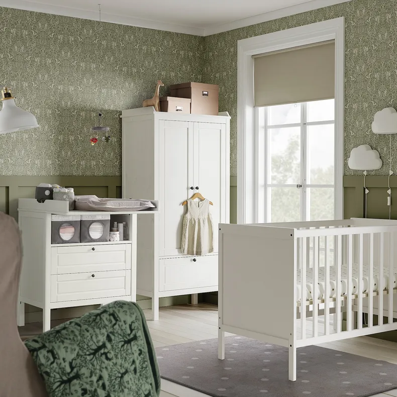 IKEA SUNDVIK СУНДВІК, ліжко для немовлят, білий, 60x120 см 002.485.67 фото №7