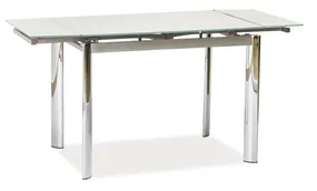 Стол кухонный SIGNAL GD-019, белый, 70x100-150 см фото