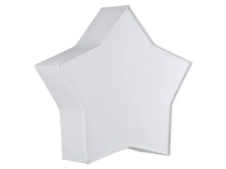 BRW Звезда 2-позиционный тканевый потолочный светильник белый 095148 фото №1