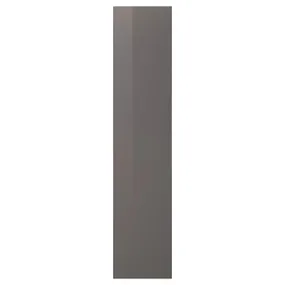 IKEA FARDAL ФАРДАЛЬ, дверцята, сірий глянцевий, 50x229 см 304.848.93 фото