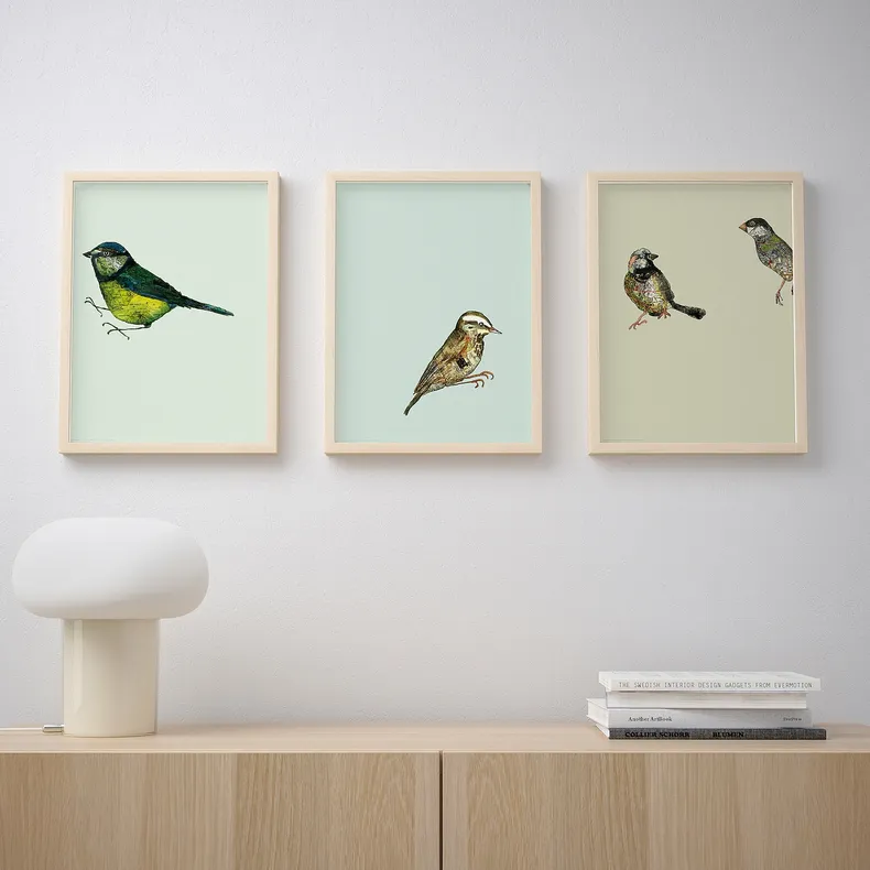 IKEA BILD БИЛЬД, постер, Городские птицы I, 30x40 см 504.361.70 фото №3