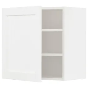 IKEA METOD МЕТОД, навесной шкаф с полками, белый Энкёпинг / белая имитация дерева, 60x60 см 994.734.58 фото