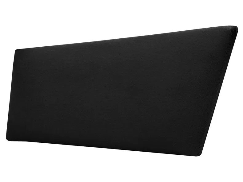 BRW Мягкая панель параллелограмм L 15x30 см черная 081255 фото №2