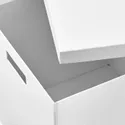 IKEA TJENA ТЙЕНА, коробка для зберігання з кришкою, білий, 32x35x32 см 404.693.02 фото thumb №5