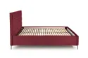 Узголів'я ліжка HALMAR MODULO W2 160 см бордового кольору. Моноліт 59 фото thumb №5
