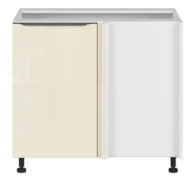 BRW Sole L6 правый кухонный угловой шкаф магнолия жемчуг 105x82 см, альпийский белый/жемчуг магнолии FM_DNW_105/82/60_P/B-BAL/MAPE фото