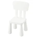 IKEA MAMMUT МАММУТ, дитячий стілець, для приміщення/вулиці/білий 403.653.71 фото thumb №1
