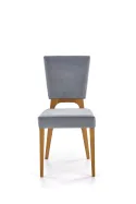 Кухонный стул HALMAR WENANTY медовый дуб/серый фото thumb №5