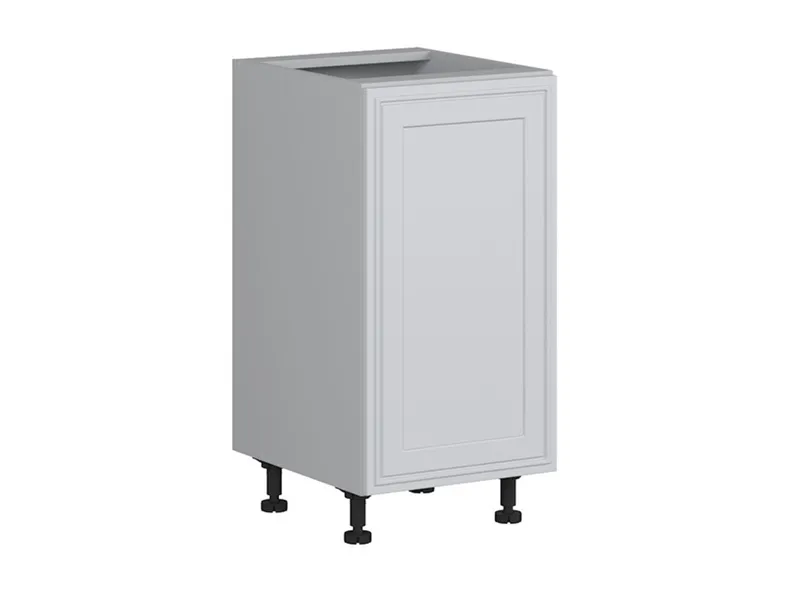 BRW Нижний кухонный шкаф Верди 40 см левый светло-серый матовый, греноловый серый/светло-серый матовый FL_D_40/82_L-SZG/JSZM фото №2