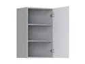 BRW Верхний кухонный шкаф Верди 45 см правый светло-серый матовый, греноловый серый/светло-серый матовый FL_G_45/72_P-SZG/JSZM фото thumb №3