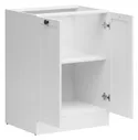 BRW Двухдверный кухонный шкаф Junona Line 60 см белый, белый D2D/60/82_BBL-BI/BI фото thumb №3