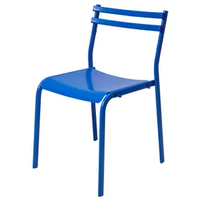 IKEA GENESÖN ГЕНЕСЕН, стілець, металл / синій 805.677.96 фото