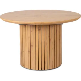 Стол круглый раскладной MEBEL ELITE CHARLES 120-160х120 см, Дуб фото