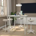 IKEA MITTZON МІТТЗОН, стіл для конференцій, білий, 140x108x105 см 395.334.41 фото thumb №2