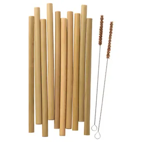 IKEA OKUVLIG ОКУВЛИГ, трубочки / чистящие щетки, бамбук / пальма 004.606.19 фото