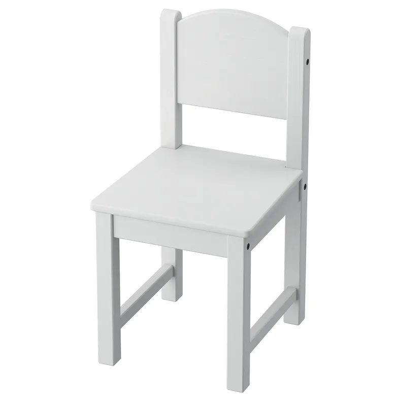 IKEA SUNDVIK СУНДВІК, дитячий стілець, сірий 104.940.20 фото №1