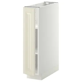 IKEA METOD МЕТОД, напольный шкаф с полками, белый / бодбинские сливки, 20x60 см 294.573.67 фото