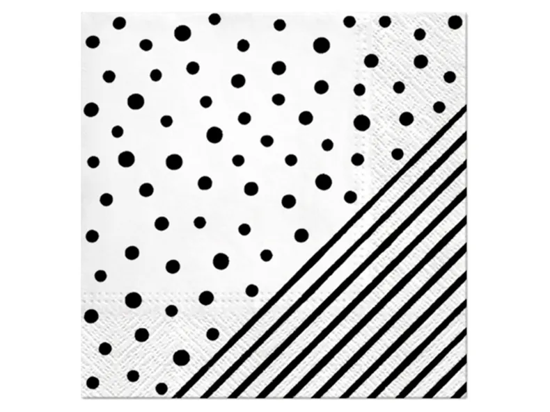 BRW Dots And Stripes, Серветки 20шт 073144 фото №1