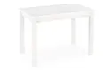 Обідній стіл розкладний HALMAR GINO 100-135x60 см, стільниця - біла, ніжки - білі фото thumb №1