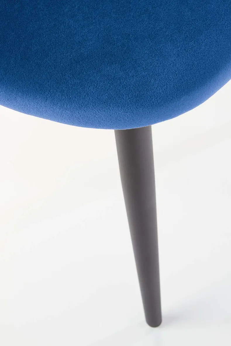 Кухонний стілець HALMAR K384 темно-синій (1шт=4шт) фото №8