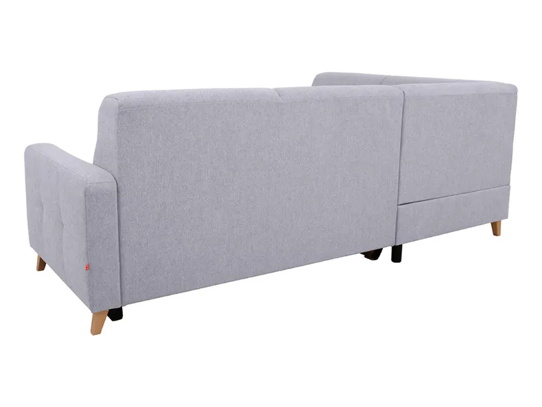 BRW Кутовий розкладний диван Lars з ящиком для зберігання сірий, Primo 88 Grey NA-LARS-OTMBK.2F-G2_BA3671 фото №4