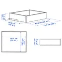 IKEA KOMPLEMENT КОМПЛИМЕНТ, ящик, под беленый дуб, 75x58 см 902.463.28 фото thumb №4