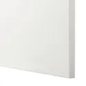 IKEA BESTÅ БЕСТО, комбинация для хранения с дверцами, белое прозрачное стекло Lappviken / Sindvik, 180x42x112 см 092.080.29 фото thumb №4
