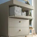 IKEA MYLLRA, Комод с пеленальным столиком, бежевый 905.970.43 фото thumb №2