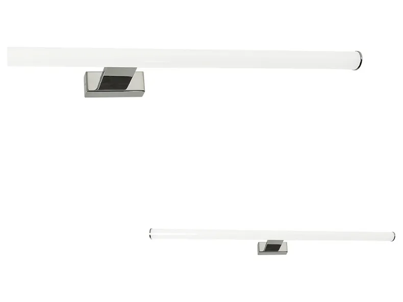 BRW Светодиодный металлический настенный светильник для ванной комнаты Duna LED серебристый 079025 фото №2