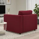 IKEA VIMLE ВИМЛЕ, кресло, Красный/коричневый 194.771.44 фото thumb №3