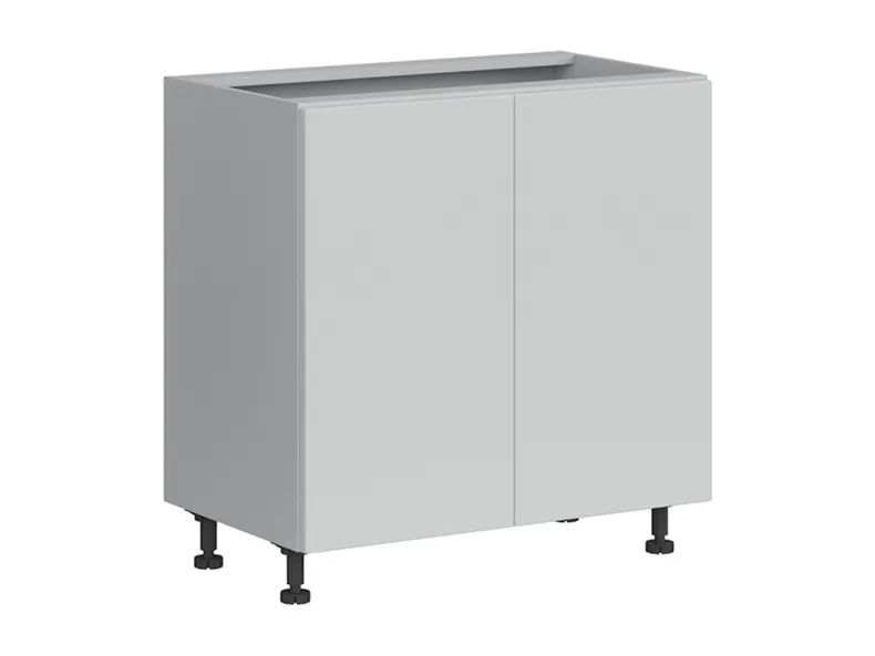 BRW Базовый шкаф для кухни Top Line 80 см двухдверный светло-серый матовый, греноловый серый/светло-серый матовый TV_D_80/82_L/P-SZG/BRW0014 фото №2