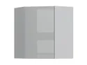 BRW Top Line 60 см угловой левый кухонный шкаф серый глянец, серый гранола/серый глянец TV_GNWU_60/72_L-SZG/SP фото thumb №1