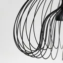 IKEA KALLFRONT КАЛЛЬФРОНТ, абажур підвісного світильника, чорний, 52 см 304.924.83 фото thumb №7