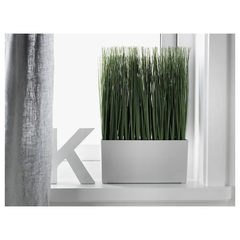 IKEA FEJKA ФЕЙКА, искусственное растение и кашпо, крытый / открытый Трава 105.084.56 фото №2
