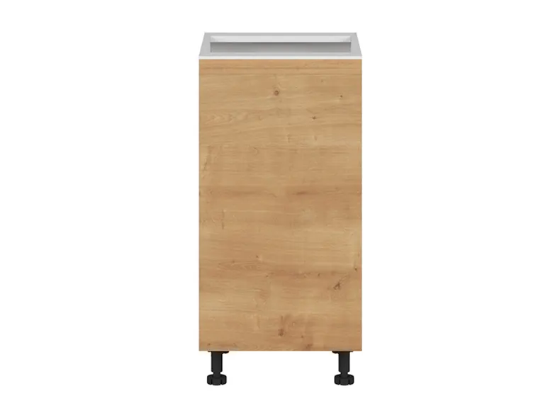 BRW Правосторонний кухонный шкаф Sole 40 см с ящиками плавного закрывания дуб арлингтон, альпийский белый/арлингтонский дуб FH_D1S_40/82_P/STB-BAL/DAANO фото №1