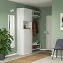 IKEA PLATSA, комбинация с дверьми, Белый/фондовый белый, 80x42x221 см 495.858.68 фото thumb №3